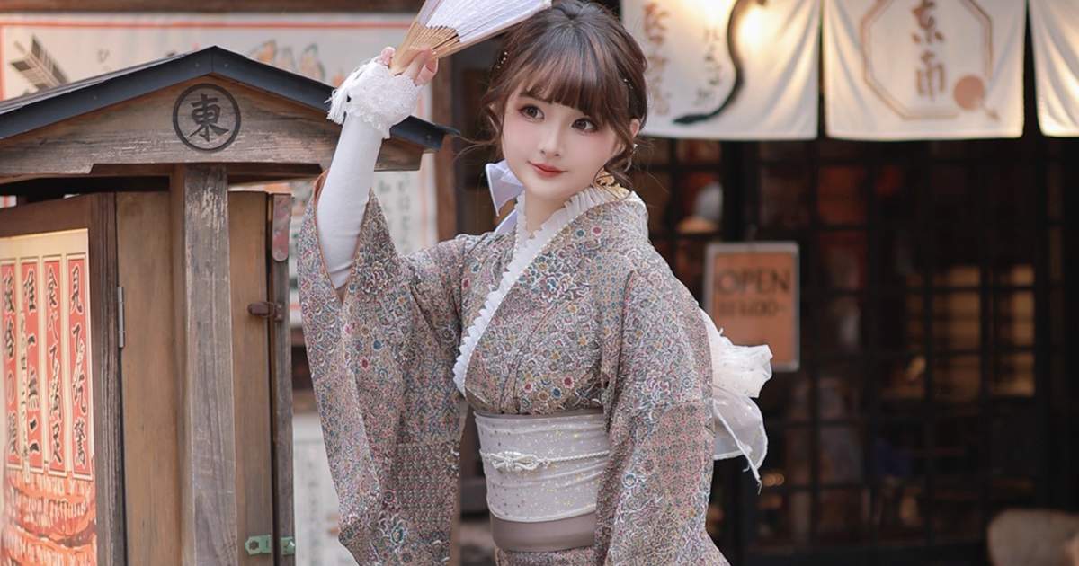 Tokyo Kimono Experience] Sakura Kimono Oukakimono Kimono